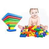 カラフル組み立てセット　お子様の創造性を促進し　プラスチック積み木　135ピース　趣味知育トイ 知育おもちゃ