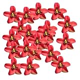Sharplace 蘭花　ユリ　造花　人工シルク　結婚式飾り　インテリア　20個　全6色 - Red