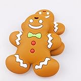 Mamimami Home 噛がため　ジンジャーブレッドマン　柔らかい シリコーン おしゃぶり 幼児　噛の玩具　カミカミ １個 FDA認可済　BPAフリー