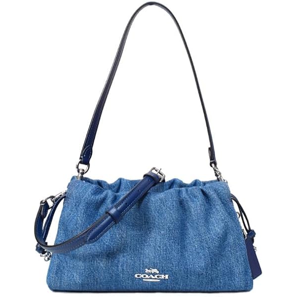 Amazon | [COACH] [コーチ] ショルダーバッグ FAYE デニム 