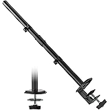 ACCURTEK モニターアーム用 支柱取付け ポールのみ ロングタイプ 長さ80cm クランプ式 グロメット式 ネジ固定 直径3.5cm