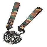 ハンドチェーンソー ポケットに入る 65マンガン鋼製 （災害・キャンプ・ハイキング・屋外・アウトドアスポーツに不可欠な）by amzmonnsuta