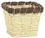 【ライナー付き】 コイリング加工グラス製 3.5号用 ナチュラル (15×15×12cm) 333-35DN