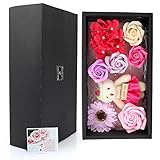YOBANSA 　枯れない花 ソープ フラワー 　造花 ギフトボックス　誕生日　母の日　記念日　先生の日　バレンタインデー　昇進　転居など最適としてのプレゼント (スタイル5)