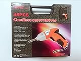 電動ドライバーセット 充電式 電動工具4.8V 600 mAh NiCdバッテリー 45個スクリュードライバーとドリル高機能モデル