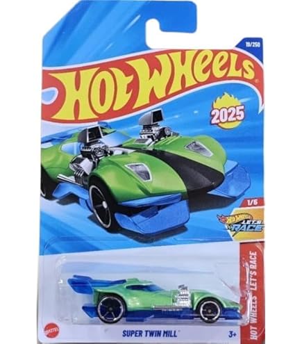 Amazon | HOT WHEELS EXOTICS 3/10, RED TWIN MILL 74/365 50TH