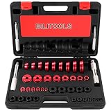 BILITOOLS ベアリングプレスキット、ベアリングレースとシールドライバー43ピースセット、ベアリング取り付け用シールドライバーインストーラーセット