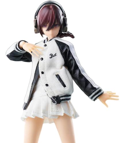 Amazon.co.jp: HASUKI 1/12 衣装セット 野球ジャケット スカート
