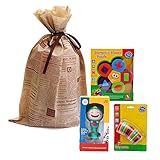 KidsスタックRattleリンクセット – Wishland A新しい3個入り子供のおもちゃCombineスタックRattleリンクin aバッグPacking幼児用子供のベストギフト