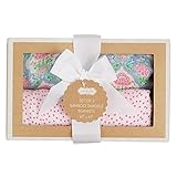 Mud Pie 2 Piece Butterfly Viscose-Blend Swaddle Blanket by Mud Pie