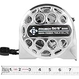 16フィート 巻尺 ステンレススチール メジャーテープ 両面目盛付き 防水 格納式 測定テープ 定規 分数マーキング付き 大工 工業用 家庭用