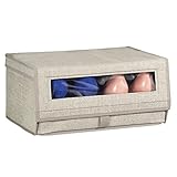 mDesign aldostackableshoebins Small Shoe Box 9116MDCO