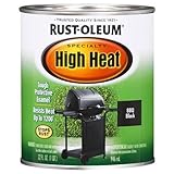 Rust-Oleum 778502 Specialty High Heat Protective Enamel, Satin Black, 1-Quart [並行輸入品]