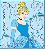 Disney Princess シンデレラスーパーぬいぐるみ50 x 60インチ柔らかい快適なブランケット