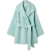 Amazon | [ミラオーウェン] woolコクーンシルエットピーコート