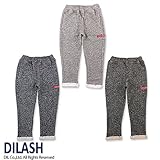 (ディラッシュ) DILASH 冬'15 杢カラー裏毛クロップドパンツ 90 ブラック