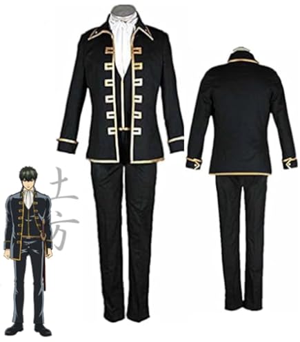 Amazon.co.jp: コスプレ衣装 銀魂 真撰組隊服 衣装セット+沖田総