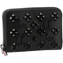 極美品　クリスチャンルブタン　ケース　小銭入れ　パネトーネ　レザー　黒 クリスチャンルブタン パネトーネ レザーコインケース 財布