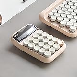 【Lofree専門店】 Bluetooth テンキー 電卓 ワイヤレス テンキーボード 青軸 計算機 テンキーパッド 数字キー 有線/無線対応 おしゃれ IOS/Android/Windows に対応 (テンキーボード)
