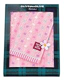 日繊商工 OLIVEdesOLIVE home(オリーブ デ オリーブ ホーム) ドルチェ フェイスタオル ピンク OD-581