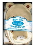 Bon Be'Be' - Bunndle Me Up - 3 Pc Bear Blanket, Cap & Bib Set by Bundle Me Up