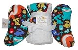 Baby Elephant Ears Head Support Pillow & Matching Blanket Gift Set (Grass Menagerie) by Baby Elephan