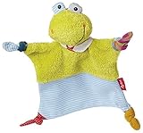 Sigikid 28 x 23 x 7 cm Grinse Grasgr?n Comforter (Yellow/Green) by Sigikid