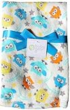 Plush Baby Blanket By Baby Gear | 30 X 40 (Owls) by Baby Gear