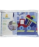 Big Oshi "Travel Collection" 4-Piece Crib Set - blue, one size by Big Oshi [並行輸入品]