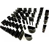 レザー クラフト 工具 ハンドメイド 用 50個 セット 専用 クリアー ケース 付き