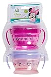 Disney Minnie Mouse 2 Piece Reusable Snack Cups, Pink by Disney