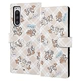 Xperia 5 ケース ディズニー キャラクター 手帳型 アートケース マグネット/チップ&デール 007 (SOV41 / SO-01M 対応 カバー) IN-RDXP5MLC2/CD007