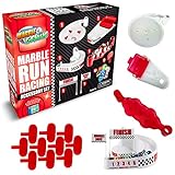 Marble Geniusマーブルレーシングブースターセット - 合計25個 (ビー玉10個を含む) 組み立てブロックおもちゃ 対象年齢3歳以上 説明書付きアプリアクセス アドオンセット