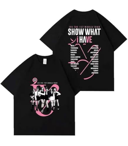Amazon.co.jp: IVE アイヴ Tシャツ ティーシャツ 2024コンサート