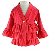 Wennikids OUTERWEAR ベビー・ガールズ US サイズ: Large(3-4T) カラー: レッド