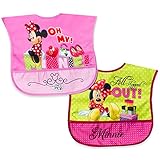 Disney Minnie Wipe Clean Bibs by Disney