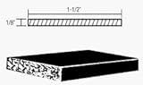 CRL閉じたセル長方形Moldedスポンジゴム製ウェザーストリップ – 1 – 1 / 2 x 1 / 8でで