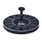 Zeta ソーラー 噴水 ソーラー 池 ポンプ ソーラー パネル 水のディスプレイ用のソーラー式の小型の家庭用噴水ポンプキット
