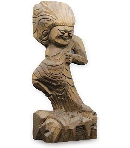 Amazon｜海宇工芸(kaiu art) 木彫り 仏像 【蔵王権現（ざおうごんげん