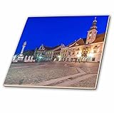 Danita Delimont – Slovenia – スロベニア、Maribor、Maribor Town Hall Square at dawn – タイル 6-Inch-Ceramic ct_