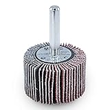 1-1/2" x 1" x 1/4" Shank Mounted Flap Wheels, 120 Grit Aluminum Oxide - 5 Pack [並行輸入品]