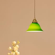 Amazon.co.jp: ペンダントライトガラス 真鍮 E26口金 LED電球