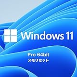 Microsoft Windows 11 Pro 64Bit DSP版 日本語版 メモリセット