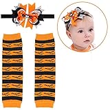 Elesa Miracle Cozyソフトベビー幼児用レッグウォーマーとヘアバンドセット