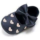 HKUN 赤ちゃん 靴 ファーストシューズ ドレスシューズ お姫様 歩行練習 履き心地いい 女の子 出産お祝いプレゼント ,ブラック ,12cm