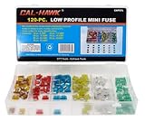 120 Car Truck SUV Low Profile Mini Blade Fuse Lot [並行輸入品]