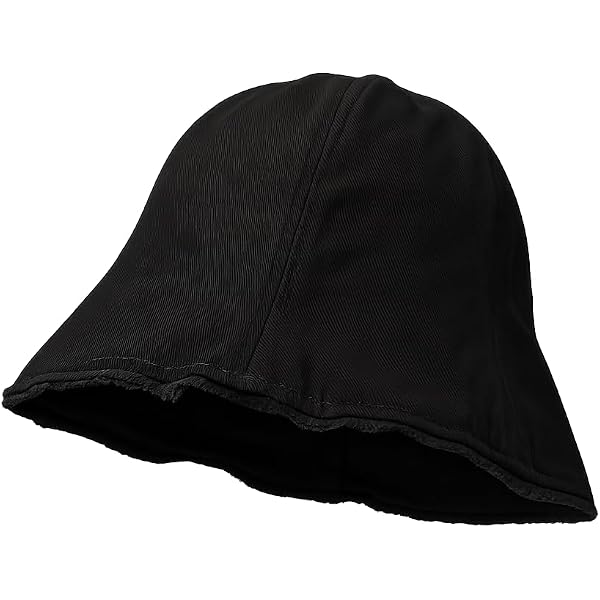 Amazon | [全日本帽子協会] チューリップ ハット／品の有るブラック黒
