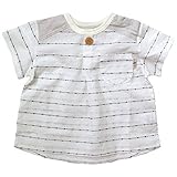 《初夏盛夏対応》(日本製) BO-PEEP(ボーピープ) 先染めコードボーダー半袖オーバーシャツ 80cm/OW NO.DP-72704