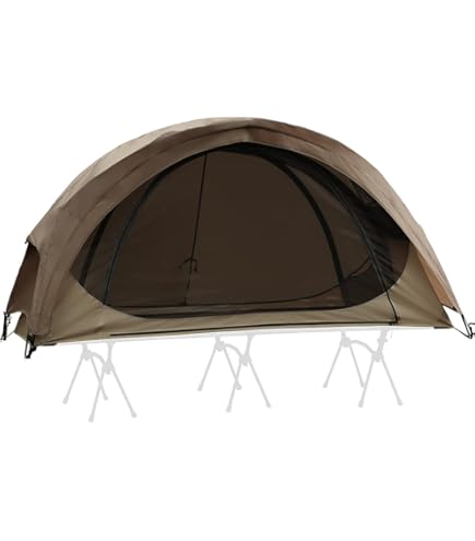 Amazon.co.jp: CAMVIL GODONG ソロテント 防水外帳付き メッシュコット