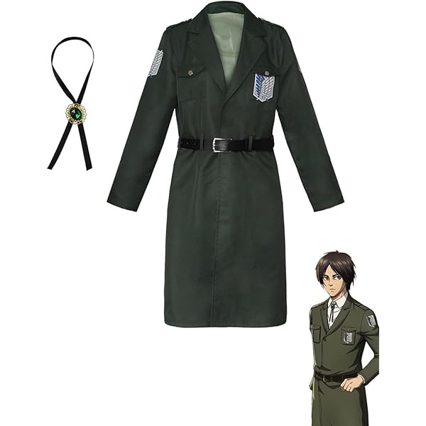 R⑪7 進撃の巨人 エレン ミカサ アルミン 調査兵団 軍服 コスプレ ウィッグ R⑪7 進撃の巨人 エレン ミカサ アルミン 調査兵団 軍服